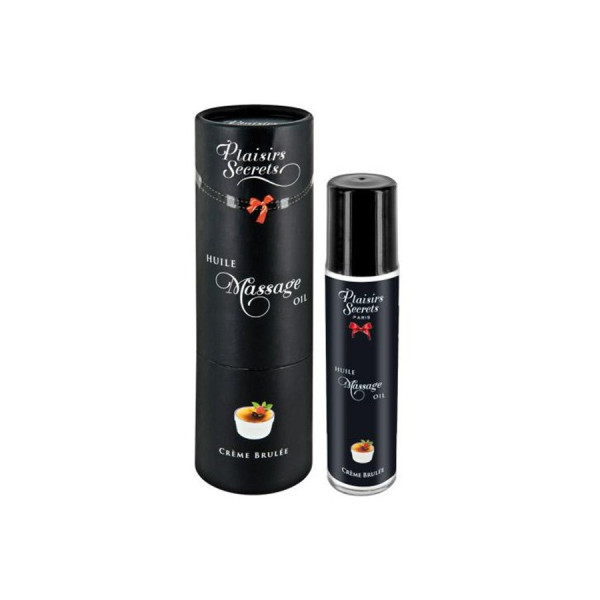 Huile de massage comestible crème brûlée 59ml 